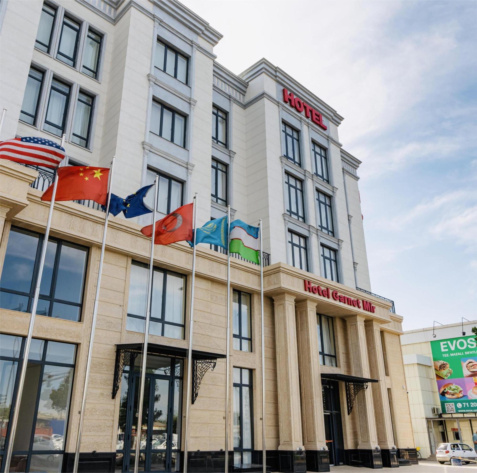 Garnet Mir Hotel Tashkent Esterno foto
